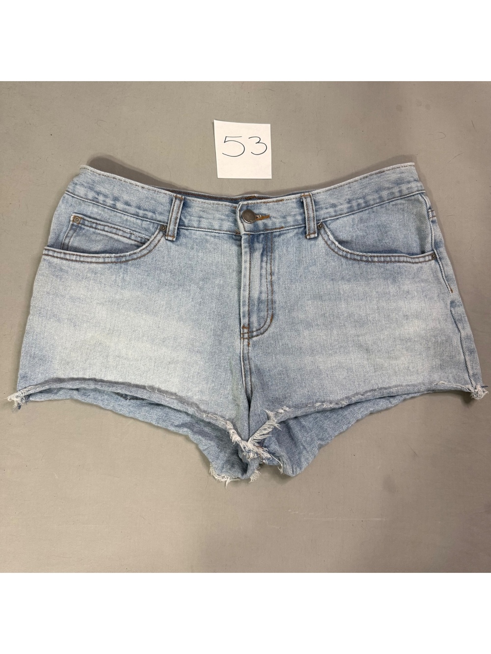 Billabong Light Wash Denim Cut-Off Shorts Size 31